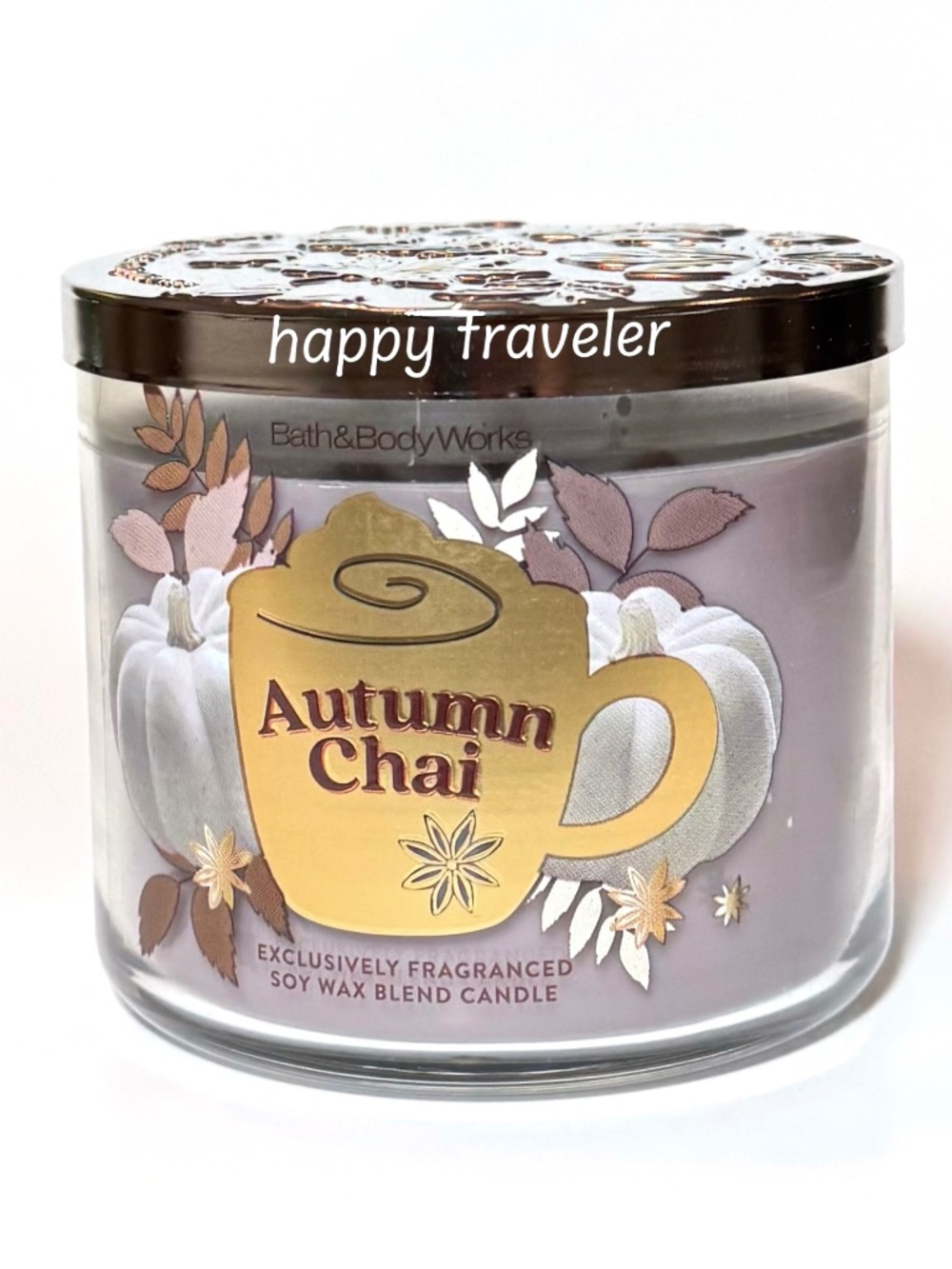 AUTUMN CHAI 3 Wick Candle